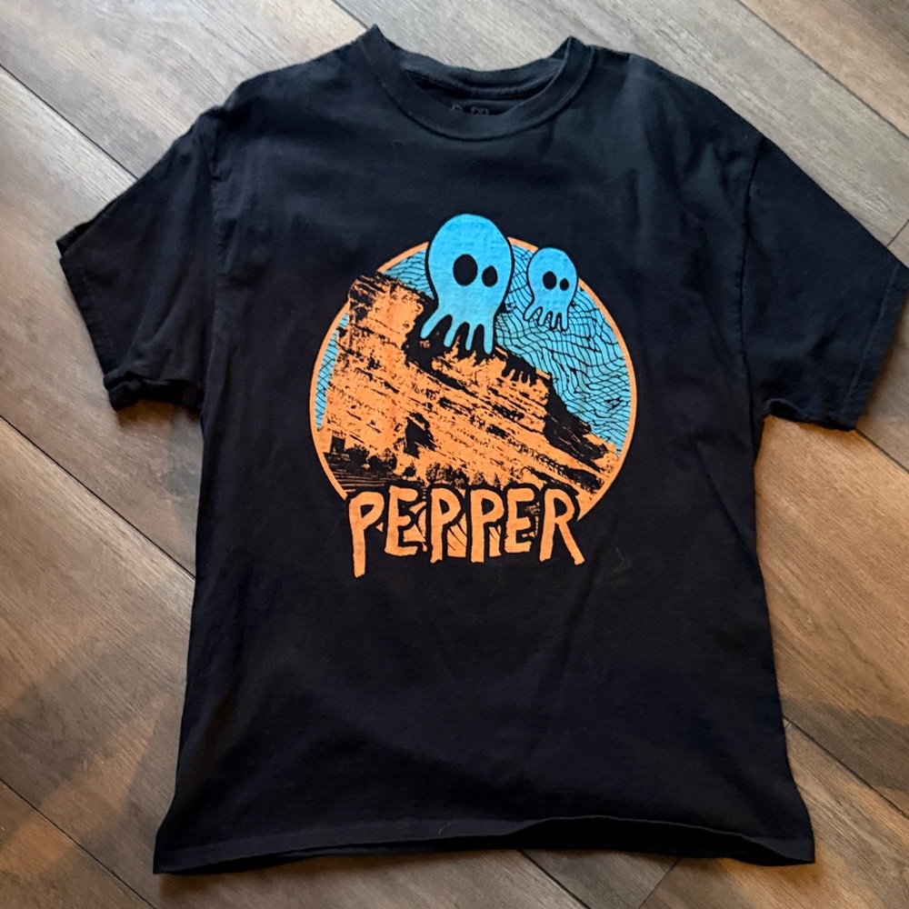 Black Pepper Red Rocks T-Shirt! Official band merch